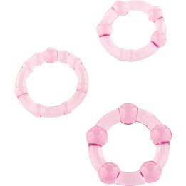 SEVEN CREATIONS - JUEGO TRES ANILLOS PENE ROSA | VibraZon