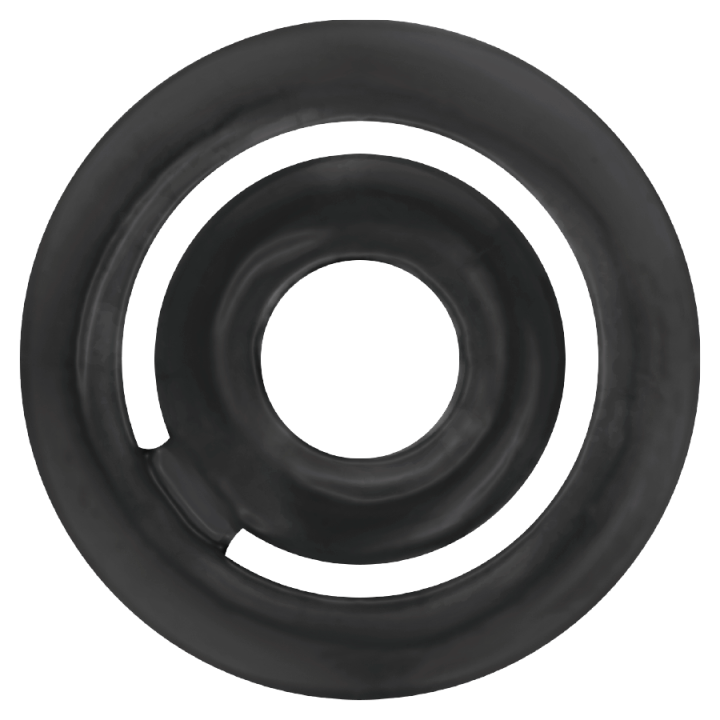 ADDICTED JUGUETES - POTENZ SET ANILLOS PENE NEGRO | VibraZon