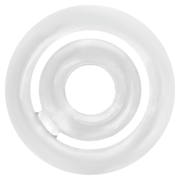 ADDICTED JUGUETES - POTENZ SET ANILLOS PENE CLEAR | VibraZon