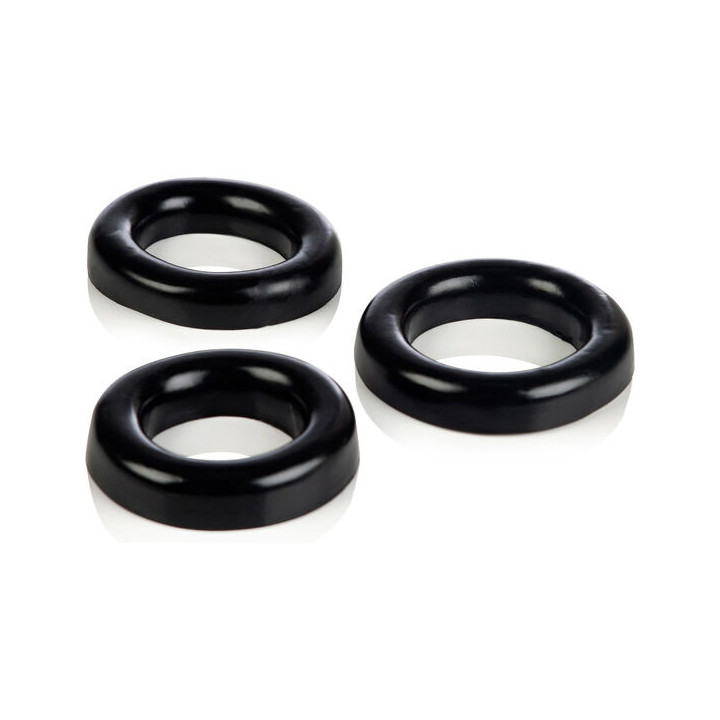 CALEXOTICS - COLT SET 3 ANILLOS PENE Y TESTÍCULOS | VibraZon
