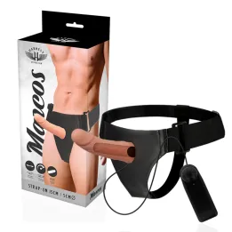 ARNES ATTRACTION - ARNÉS HUECO MARCOS CON VIBRADOR 15 CM -O- 5 CM