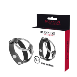 DARKNESS - ANILLO PARA PENE Y TESTÍCULOS BDSM | VibraZon
