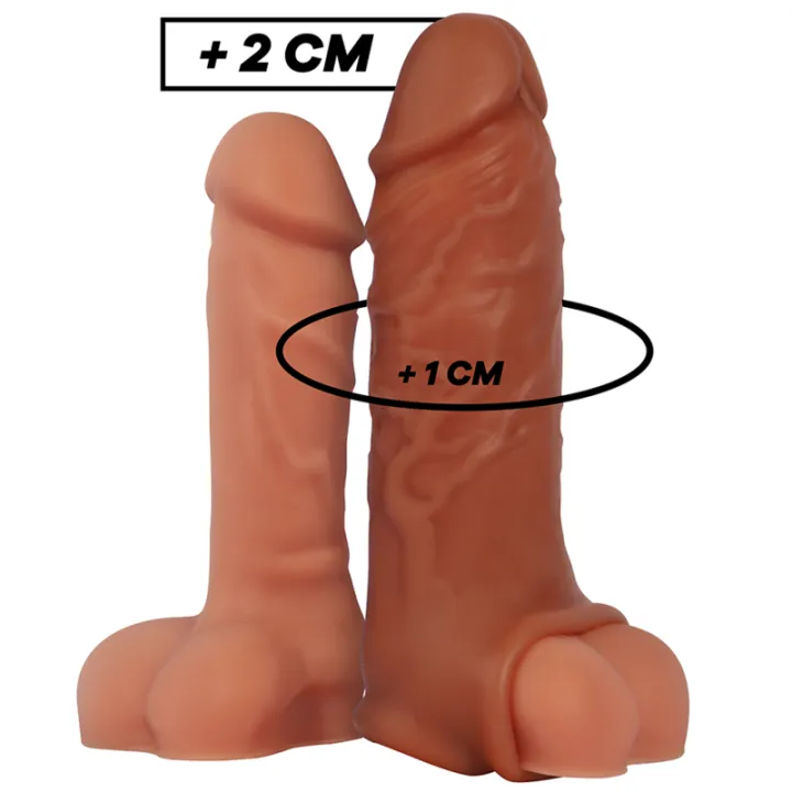 VIRILXL - EXTENSIÓN DE PENE LIQUIDA SILICONA V9 MARRÓN