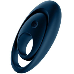 SATISFYER - GLORIOUS DUO ANILLO VIBRADOR AZUL | VibraZon