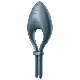 SATISFYER - BULLSEYE ANILLO VIBRADOR APP GRIS | VibraZon
