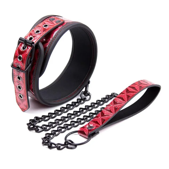 Collar con Correa Ajustable Diamond Cuero Vegano de Diamond Line