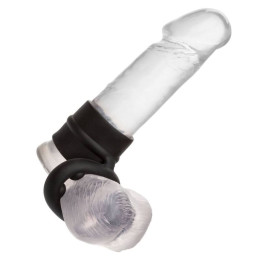 CALEXOTICS - ALPHA DUAL MAGNUM ANILLO NEGRO | VibraZon