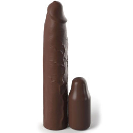 FANTASY X- TENSIONS - PIPEDREAMS SLEEVE 22,86 CM + 7,62 CM PLUG MARRON | VibraZon