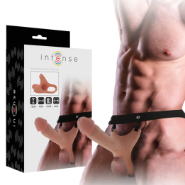 INTENSE - ARNÉS HUECO CON DILDO SILICONA 16 X 3.5 CM | VibraZon