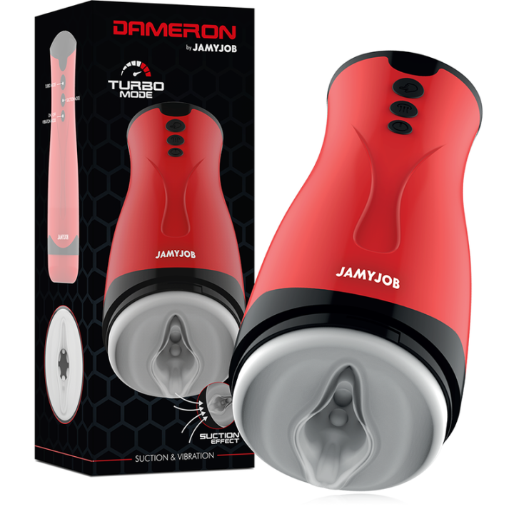 JAMYJOB - MASTURBADOR DE SUCCIÓN Y VIBRACIÓN DAMERON | VibraZon