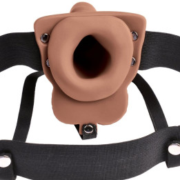 FETISH FANTASY SERIES - ARNÉS AJUSTABLE PENE REALÍSTICO CON TESTÍCULOS RECARGABLE Y VIBRADOR 15 CM | VibraZon
