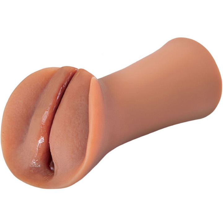 FETISH FANTASY EXTREME - MASTURBADOR MASCULINO SILICONA SLIPPERY SLIT CARAMELO | VibraZon