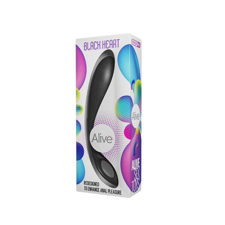 Estimulador Heart Teal Negro de Alive | VibraZon