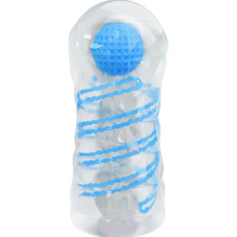 PRETTY LOVE - MASTURBADOR PEQUEÑO CON ESPIRALES AZUL | VibraZon