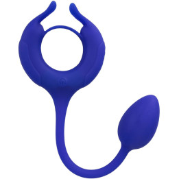 CALEXOTICS - ADMIRAL ANILLO CON PESO PARA PENE AZUL | VibraZon