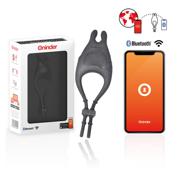 ONINDER - PAMPA ANILLO VIBRADOR AJUSTABLE Y MULTIPOSICION - APP GRATUITA | VibraZon