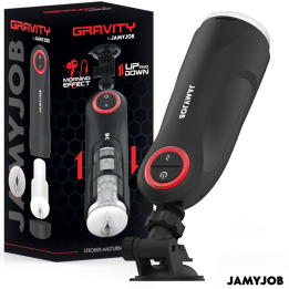 JAMYJOB - GRAVITY MASTURBADOR VAGINA AUTOMÁTICO 5 MODOS DE EMPUJE Y EFECTO SONIDO | VibraZon