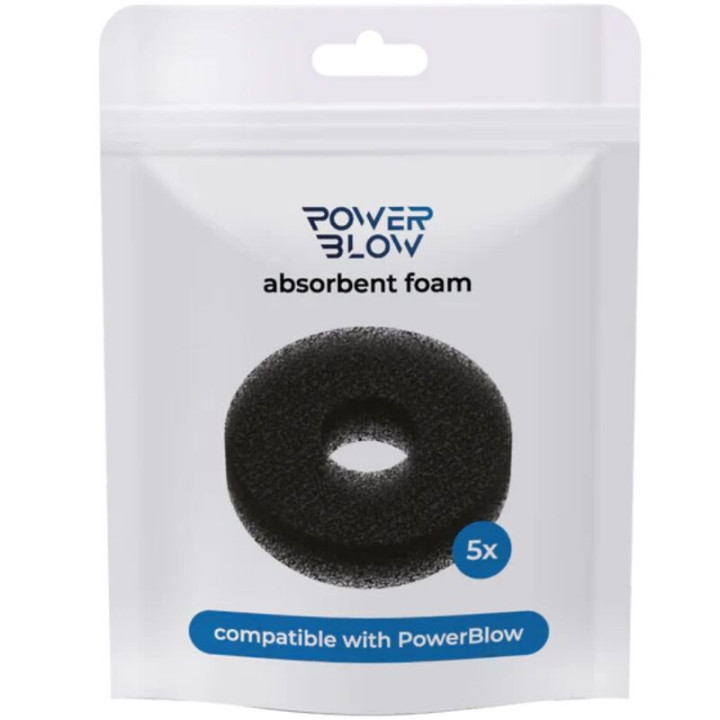 KIIROO - POWER BLOW ESPUMA ABSORBENTE DE RESPUESTO 5 UNIDADES | VibraZon