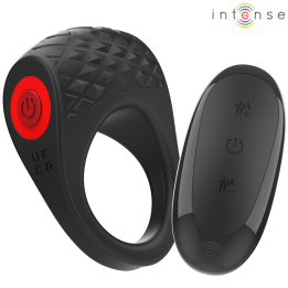 INTENSE - CLOVER ANILLO VIBRADOR PENE 10 VIBRACIONES NEGRO | VibraZon