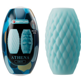 PRETTY LOVE - ATHENA EROS MASTURBADOR MASCULINO SILICONA CELESTE | VibraZon