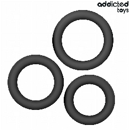 ADDICTED JUGUETES - SET DE ANILLOS SILICONA MODELO 1 | VibraZon