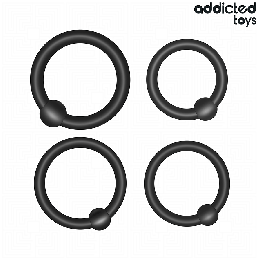 ADDICTED JUGUETES - SET ANILLOS SILICONA DE PRESIÓN | VibraZon