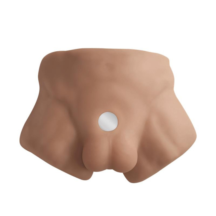 Apollo S Medio Torso 7 Caramel Silicona Liquida de Silexd | VibraZon