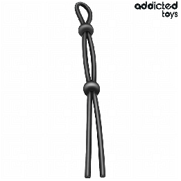 ADDICTED JUGUETES - CUERDA SILICONA PARA EL PENE DE LAZO DOBLE | VibraZon