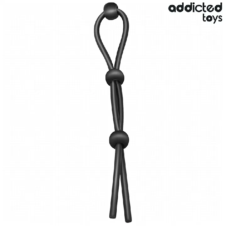 ADDICTED JUGUETES - CUERDA SILICONA PARA EL PENE DE LAZO TRIPLE