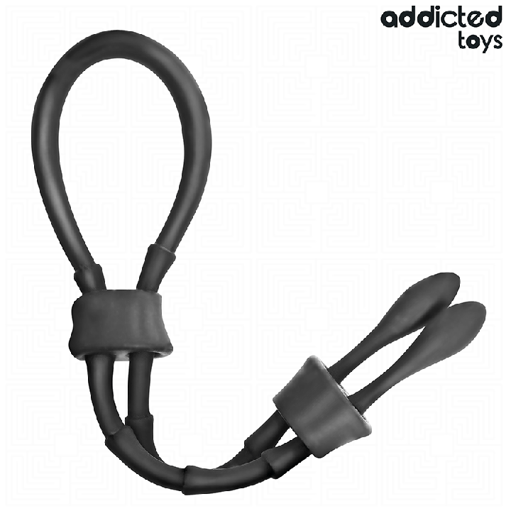 ADDICTED JUGUETES - CUERDA SILICONA AJUSTABLE PARA EL PENE | VibraZon