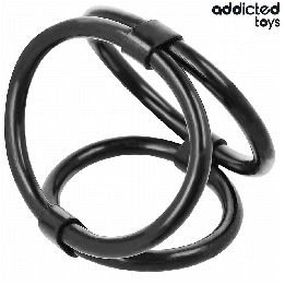 ADDICTED JUGUETES - ANILLO TRIPLE PARA EL PENE | VibraZon