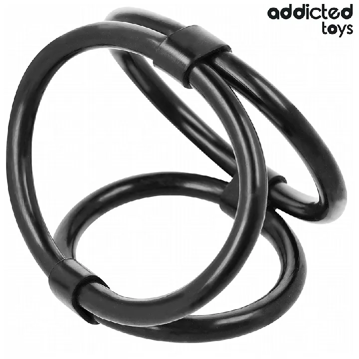 ADDICTED JUGUETES - ANILLO TRIPLE PARA EL PENE