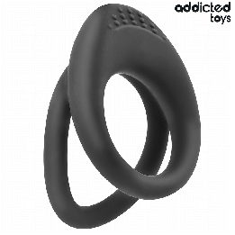 ADDICTED JUGUETES - ANILLO TEXTURIZADO DOBLE PARA EL PENE | VibraZon
