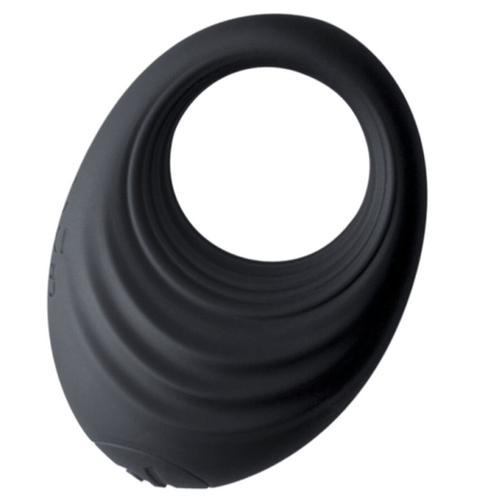 ROCKS- OFF - SPIRE ANILLO VIBRADOR PARA EL PENE NEGRO | VibraZon