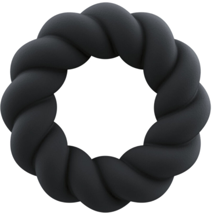 ROCKS- OFF - TWIST ANILLO MASTURBADOR SILICONA NEGRO | VibraZon