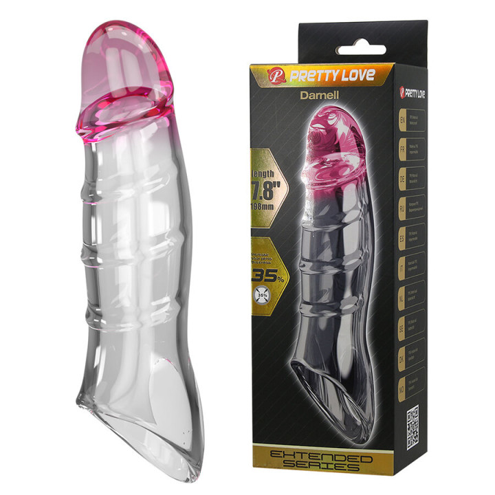 PRETTY LOVE - DARNELL FUNDA PARA PENE EFECTO TRANSPARENTE | VibraZon