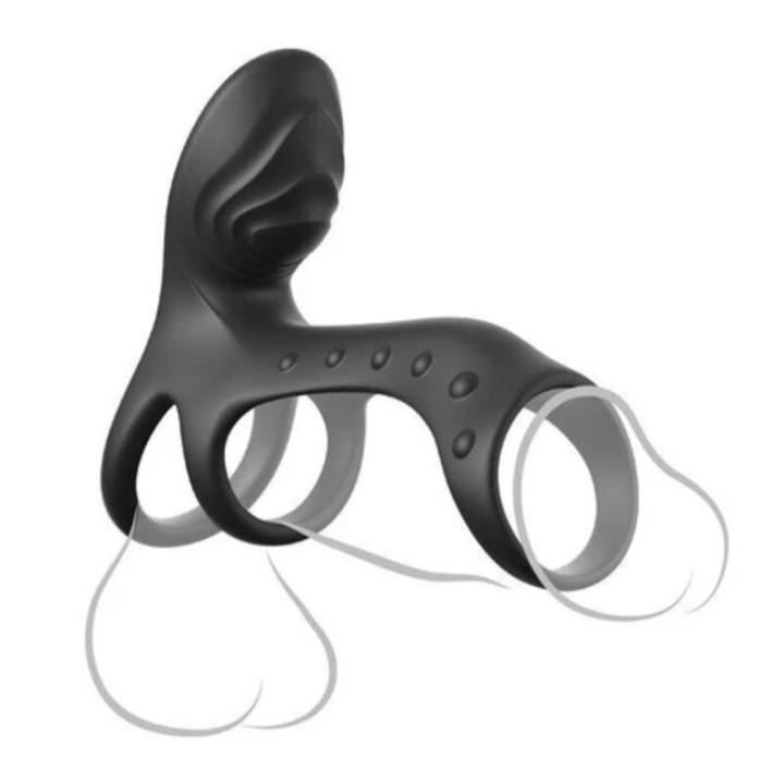 FANTASY C-RINGZ - ANILLO VIBRADOR PARA PAREJAS ULTIMATE COUPLES CAGE PRO 19.5 CM | VibraZon