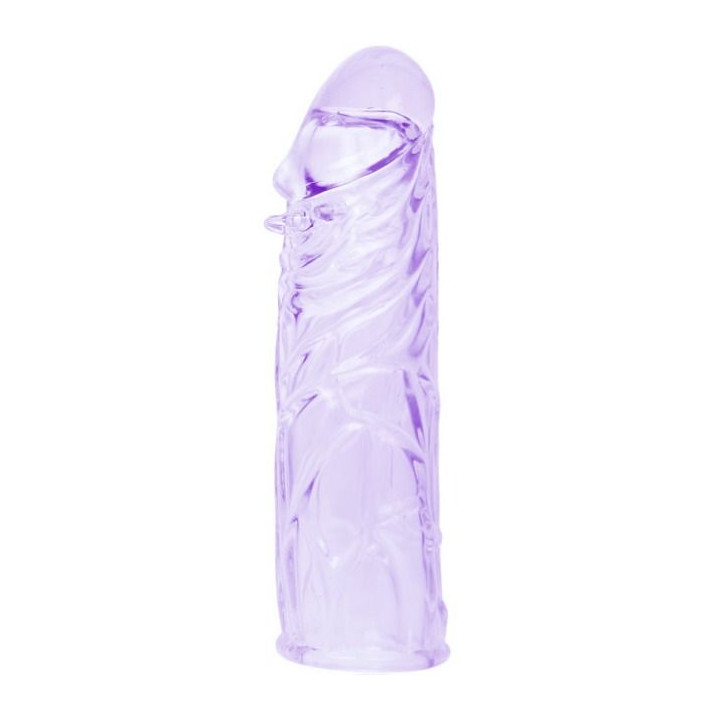 BAILE - FUNDA LILA PARA EL PENE EN SILICONA ADAPTABLE 13 CM | VibraZon