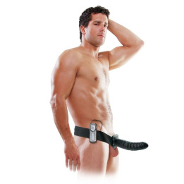 FETISH FANTASY SERIES - ARNÉS VIBRADOR HUECO 19 CM NEGRO | VibraZon