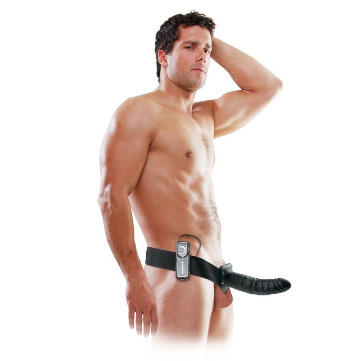 FETISH FANTASY SERIES - ARNÉS VIBRADOR HUECO 19 CM NEGRO | VibraZon