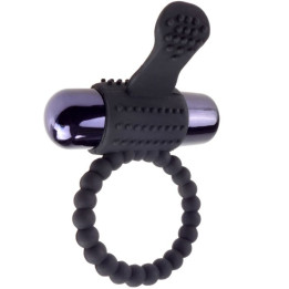 FANTASY C-RINGZ - ANILLO VIBRADOR DE SILICONA NEGRO | VibraZon