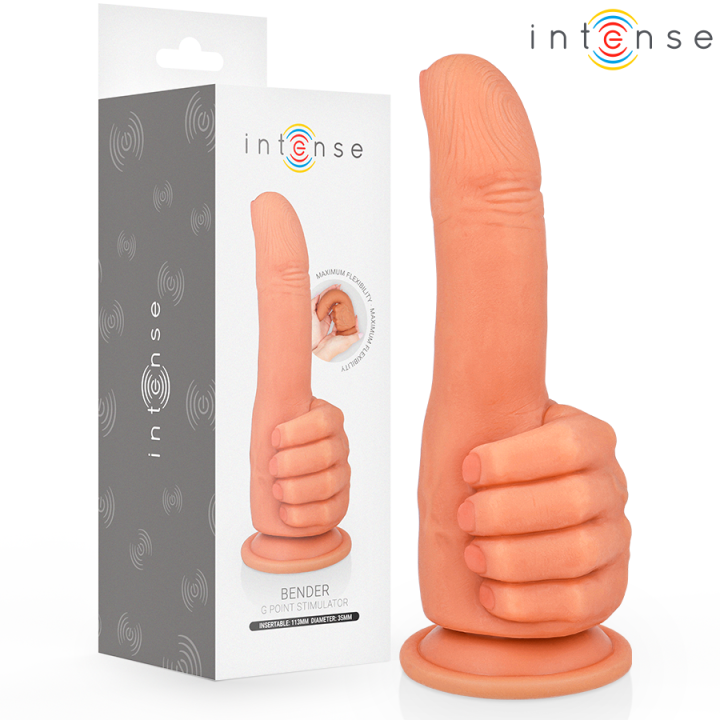 INTENSE - BENDER ESTIMULADOR PUNTO·G MANO FLEXIBLE 11,3 CM | VibraZon