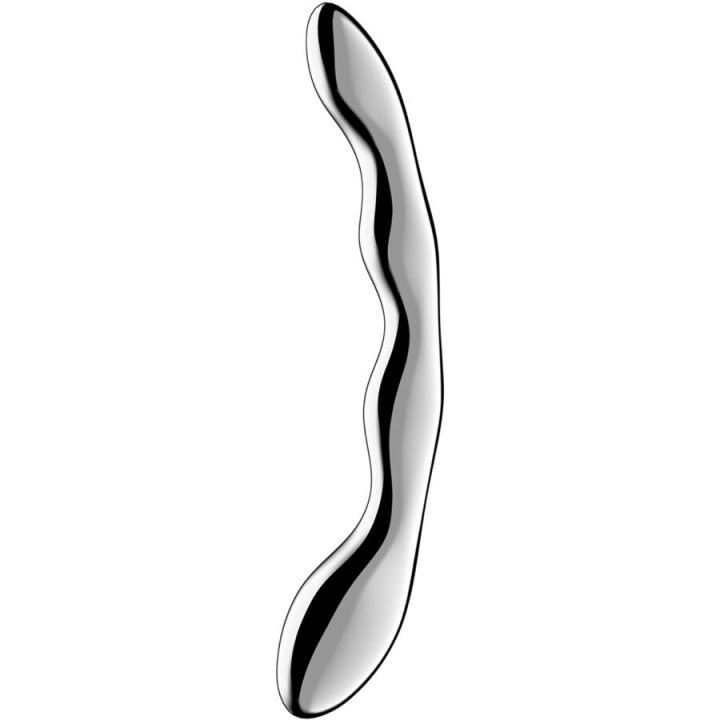 SATISFYER - COSMIC CREST 2 DILDO ACERO INOXIDABLE DOBLE USO | VibraZon