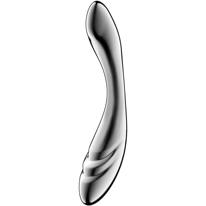 SATISFYER - PURE GRAVITY 3 DILDO ACERO INOXIDABLE DOBLE USO | VibraZon