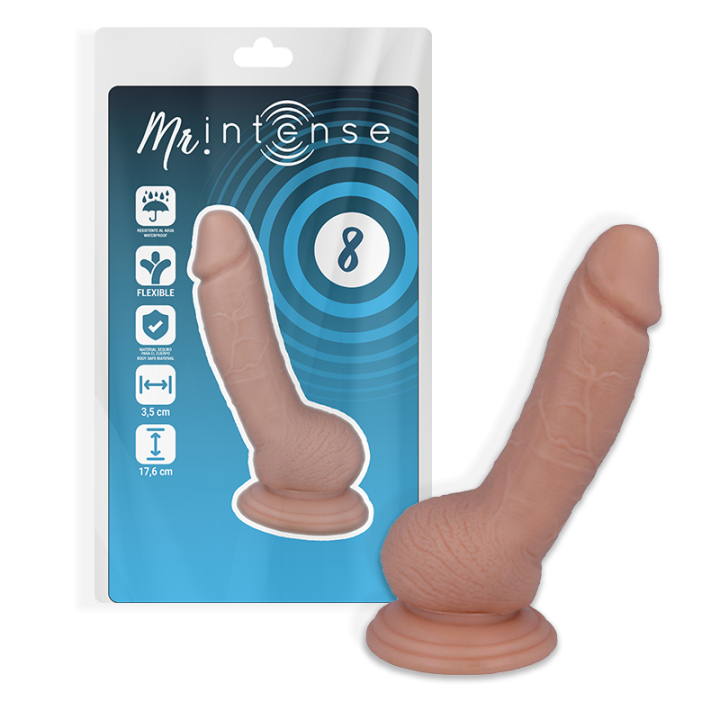MR INTENSE - 8 PENE REALÍSTICO 17.6 CM -O- 3.5 CM | VibraZon