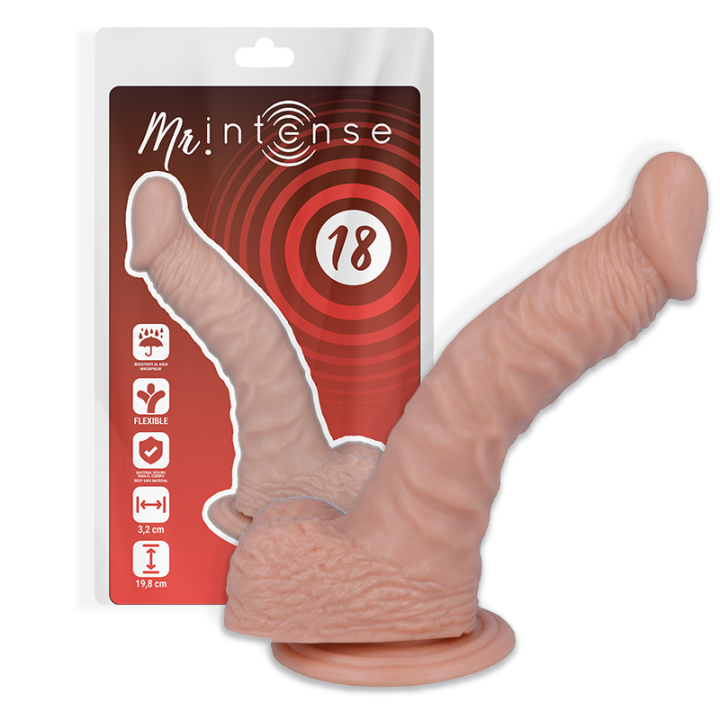 MR INTENSE - 18 PENE REALÍSTICO 19.8 CM -O- 3.2 CM | VibraZon