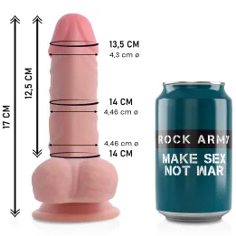 ROCKARMY - DOBLE DENSIDAD PANZER DILDO REALISTA 17 CM -O- 4.46 CM