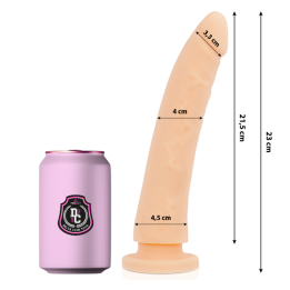 DELTA CLUB - DILDO REALISTA NATURAL SILICONA MEDICA 23 CM -O- 4.5 CM | VibraZon