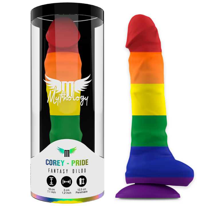 MYTHOLOGY - COREY PRIDE DILDO M | VibraZon