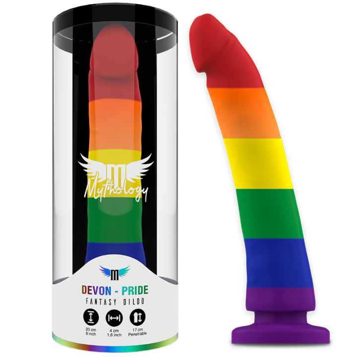 MYTHOLOGY - DEVON PRIDE DILDO L | VibraZon